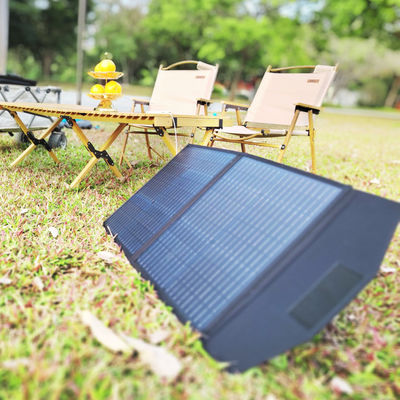 防水 60w 折り畳み式太陽光パネル 発電所 バッテリーチャージャー