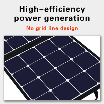 移動用の外用ポータブルソーラーモジュール 24V 100w 折りたたむソーラーパネル