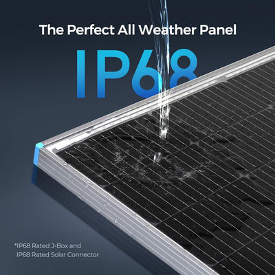 115 ワット 12 ボルト 硬い太陽光パネル モノ結晶太陽光モジュール セル 電力