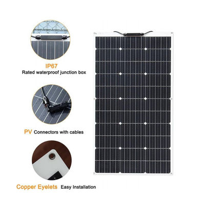 200W ETFE 太陽光パネル 柔軟な太陽光PV PERC モノクリスタル FTET200