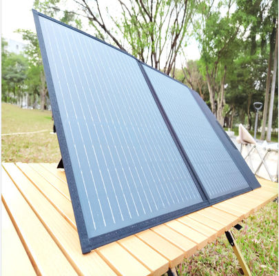 FT60 折りたたむ太陽光パネル 60w 充電器 毛布 黒色 IP65 防水