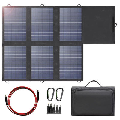 IP67 防水 携帯太陽光パネル 折りたたむ充電器 60W ラップトップ・携帯電話用