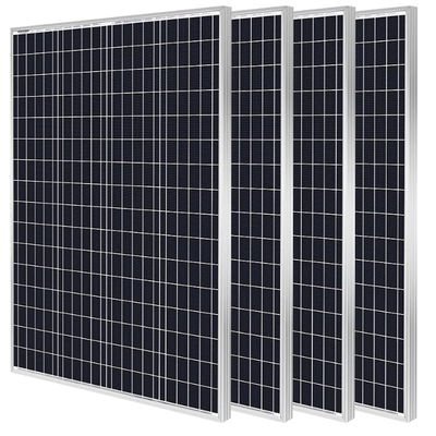 防水型単結晶型単光太陽光モジュール 100W 12V 固い太陽光パネル