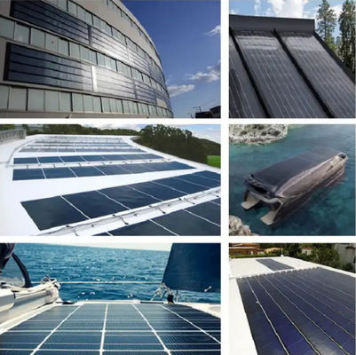 75 ワット 柔軟な太陽光パネル ETFE パネル MC4 容易な設置のための防水