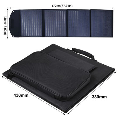 140W 12V 防水 携帯太陽光パネル モノ結晶シリコンセル