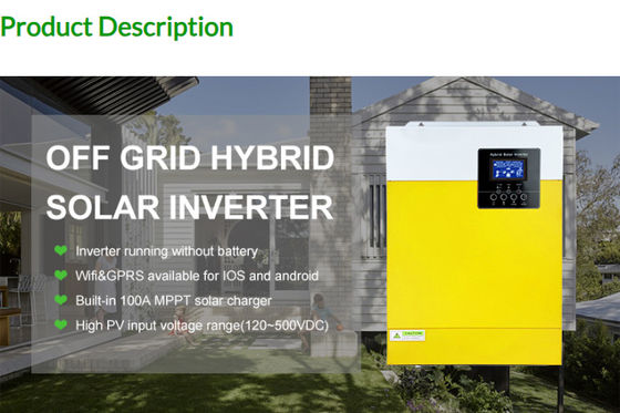 FT3000 オフグリッドインバーター 純正弦波 太陽光インバーター 3KW 110/120VAC 黄色
