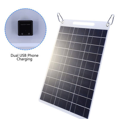 ポータブル太陽光パネル ポリ結晶シリコン折りたたみ式ハイキング太陽光モジュール 30W