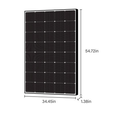 RV Marine用 250W 15V モノクリスタルリフレキシブルソーラーパネル