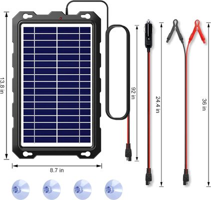 7.5W ポータブルRv太陽電池充電器 太陽電池自動車バッテリーメンテナンス 12V