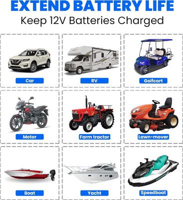 7.5W ポータブルRv太陽電池充電器 太陽電池自動車バッテリーメンテナンス 12V