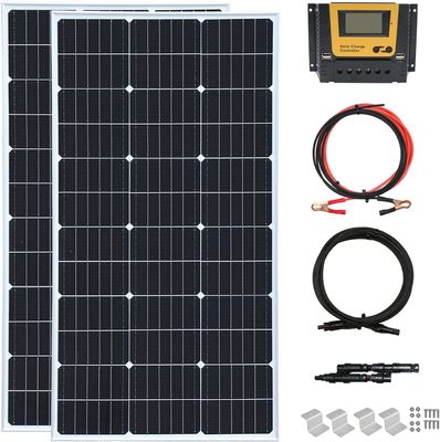 200ワット 24V 固い太陽光パネル モノクリスタリンモジュールオフグリッドシステム