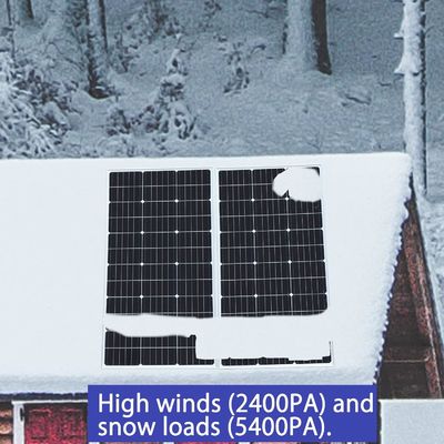 200ワット 24V 固い太陽光パネル モノクリスタリンモジュールオフグリッドシステム