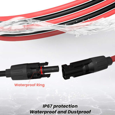 10AWG PV拡張ケーブル 携帯太陽光パネル用太陽光パネルアクセサリー