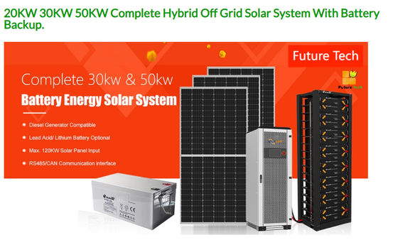 FT30000 ソーラーパネルキット 20KW 25KW 30KW 40KW 50KW 完全オン・オフ・グリッド