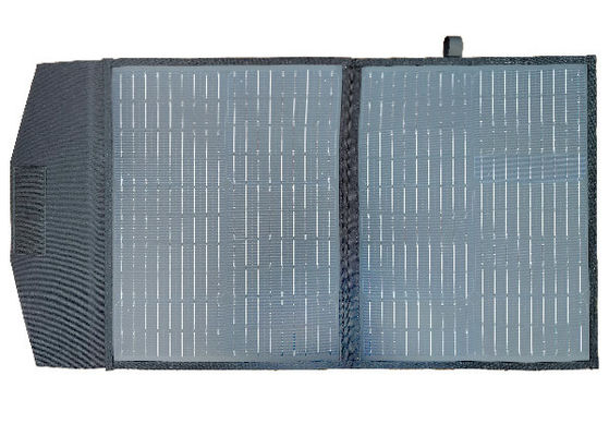 FTB30W 30w太陽光パネル 折りたたむ毛布 バッテリー充電器 黒色で屋外用