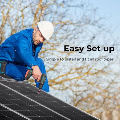 PV モノクリスタル バルコニー 太陽光パネル 100 ワット 12V OEM