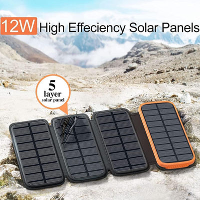 OEM 12Vポータブルソーラーパネル 太陽光電源バンク充電器 27000mAh