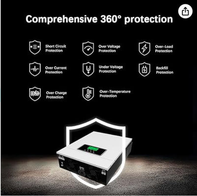 FT3000 ソーラーハイブリッドインバーター 3200W 白色で80A MPPTソーラー充電制御器
