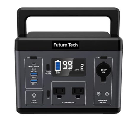 ポータブルバックアップ太陽光発電所 電池 リチウム 296Wh