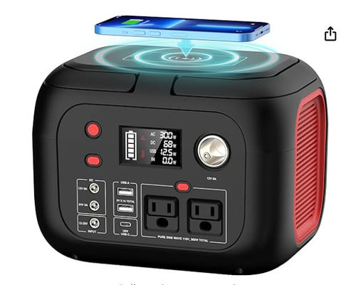 228Wh 太陽電池 リチウム電池 300W 携帯電源 ライト付き