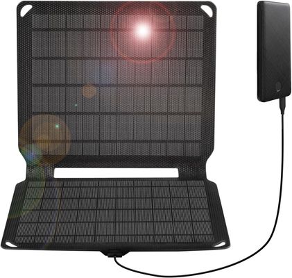 携帯型単結晶太陽電池 緊急用 ETFE 太陽電池パネル 充電器 10W 5V