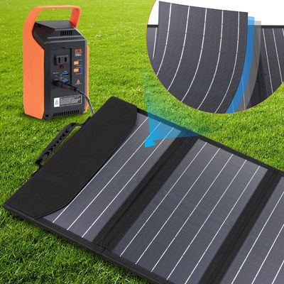 30W 折りたたむポータブル 太陽光パネル 充電キット 屋外キャンプ