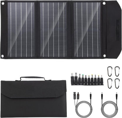 30W 折りたたむポータブル 太陽光パネル 充電キット 屋外キャンプ