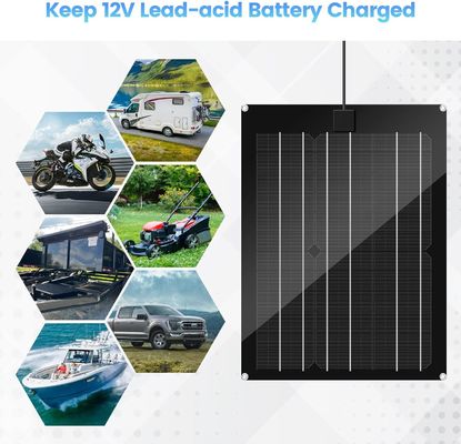 トリックル ソーラー 自動車 バッテリー メインテイナー 充電器 RV 15W 12V