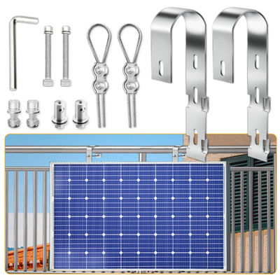 バルコニー設置用 800Wの商用太陽光発電システムパネル