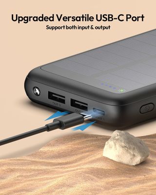 USB C 携帯ソーラー充電器 27000mAh 携帯電話タブレット ODM