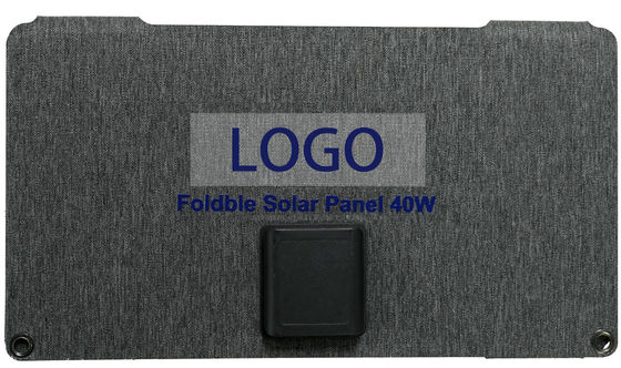 FT40W 折りたたむ太陽光パネル 40W 折りたたむ太陽光パネル 黒色でIP65防水